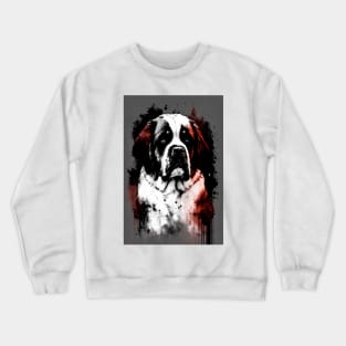 Saint Bernard Portrait Crewneck Sweatshirt